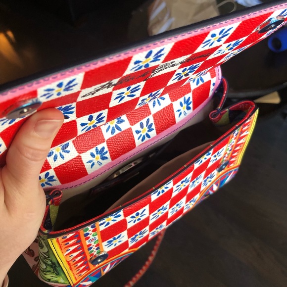 Dolce & Gabbana Sicily Small Printed Texturedleath - Picture 12 of 16